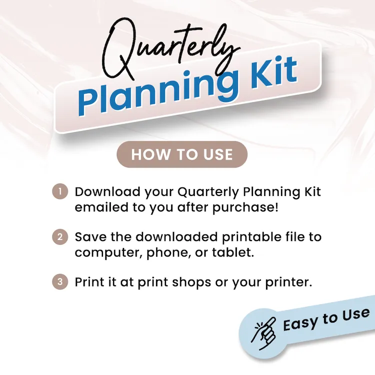 Quarterly Planning Kit (Digital)
