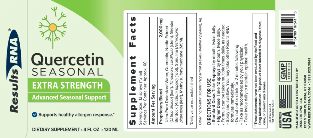 Quercetin Seasonal Extra Strength