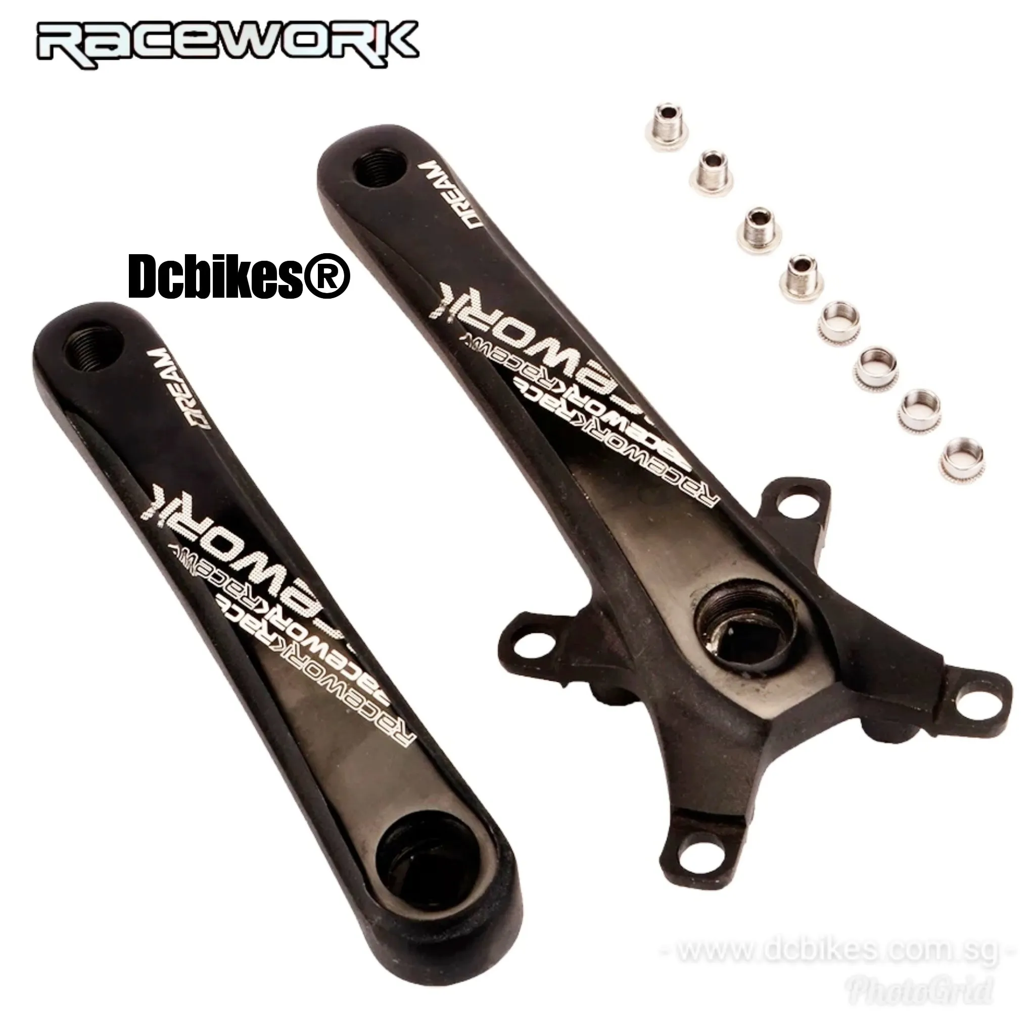 Racework 32T | 34T | 36T | 38T Square Tapered Single Speed Crank