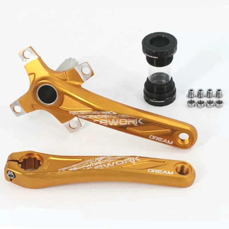 Racework MTB Anodized Hollowtech Crank   68mm/73mm Bottom Bracket BB
