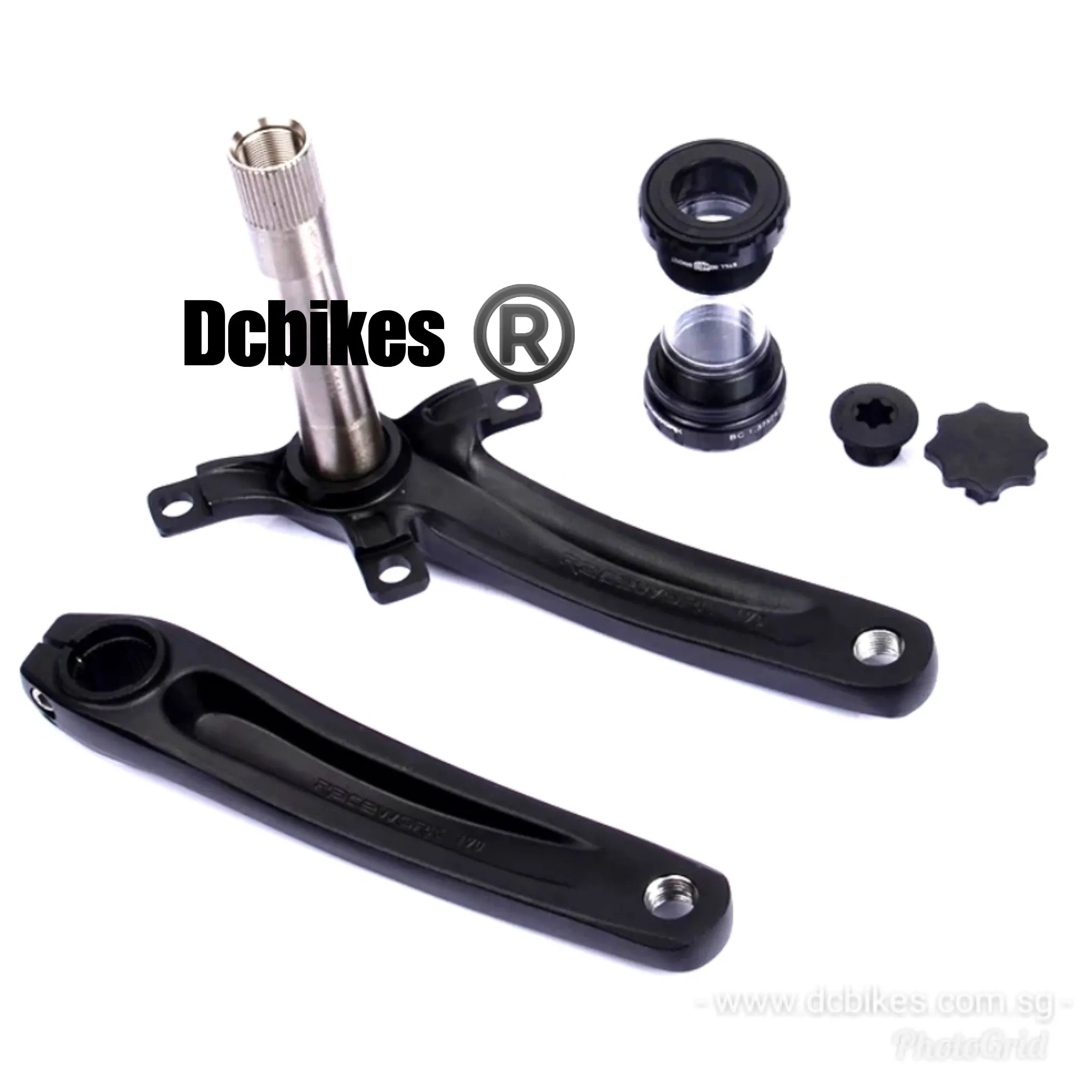 Racework MTB Anodized Hollowtech Crank   68mm/73mm Bottom Bracket BB