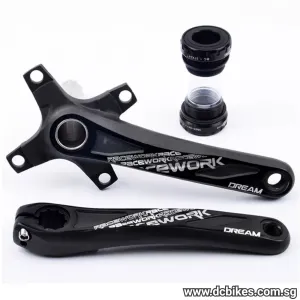 Racework MTB Anodized Hollowtech Crank   68mm/73mm Bottom Bracket BB