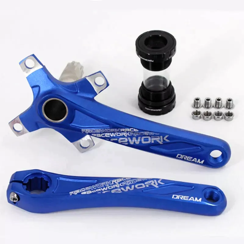 Racework MTB Anodized Hollowtech Crank   68mm/73mm Bottom Bracket BB