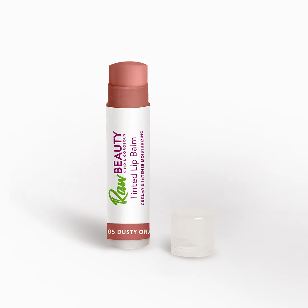 Raw Beauty Tinted Lip Balm Dusty Orange LB­05