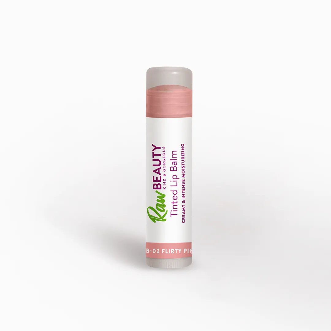 Raw Beauty Tinted Lip Balm Flirty Pink LB­02