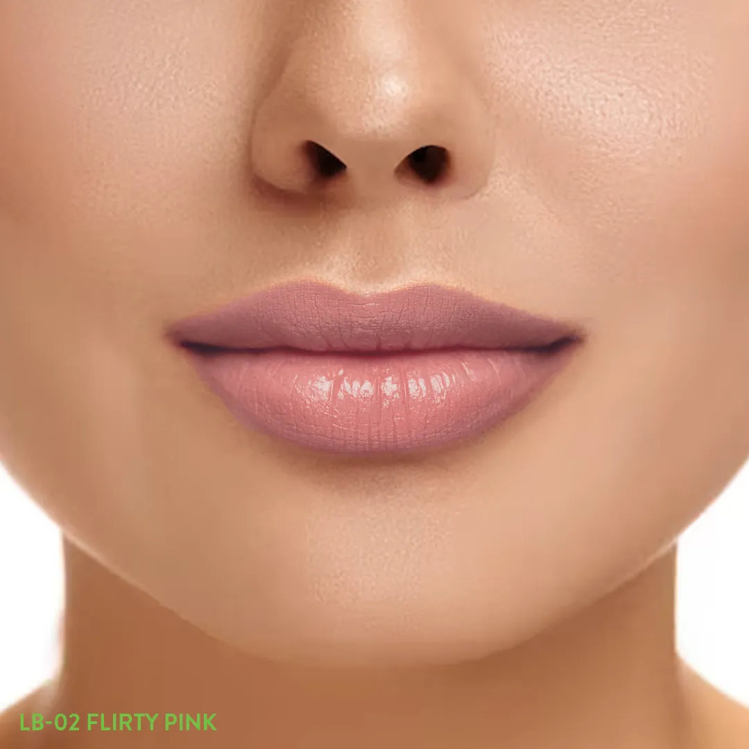 Raw Beauty Tinted Lip Balm Flirty Pink LB­02