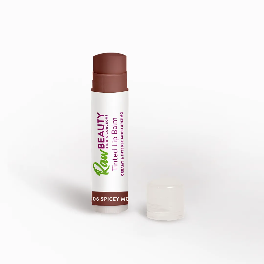 Raw Beauty Tinted Lip Balm Spicy Mocha LB06