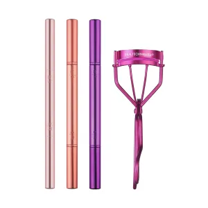 Real Techniques | Double Time Makeup Brush   Lash Curler Set