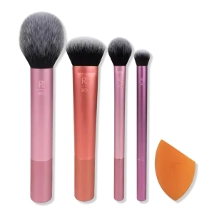 Real Techniques | Everyday Essentials Makeup Brush & Sponge Set