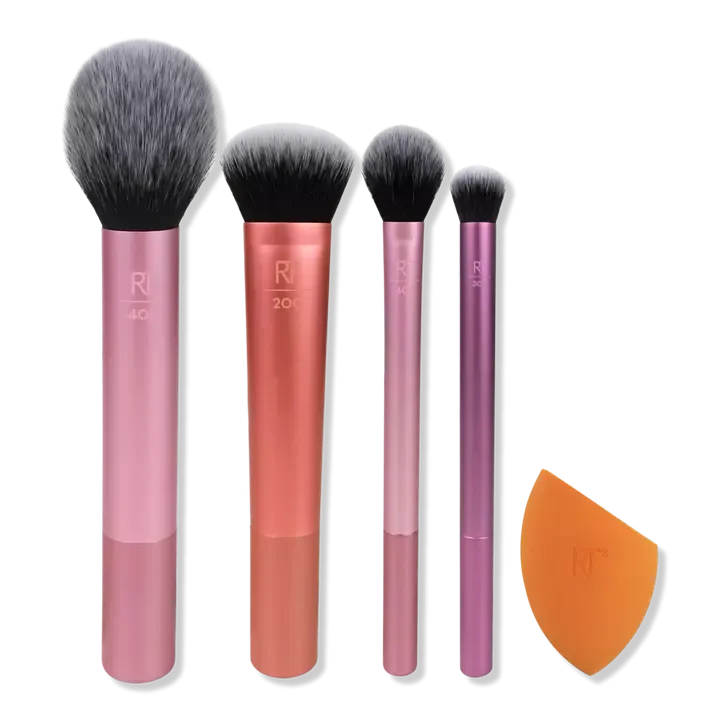Real Techniques | Everyday Essentials Makeup Brush & Sponge Set