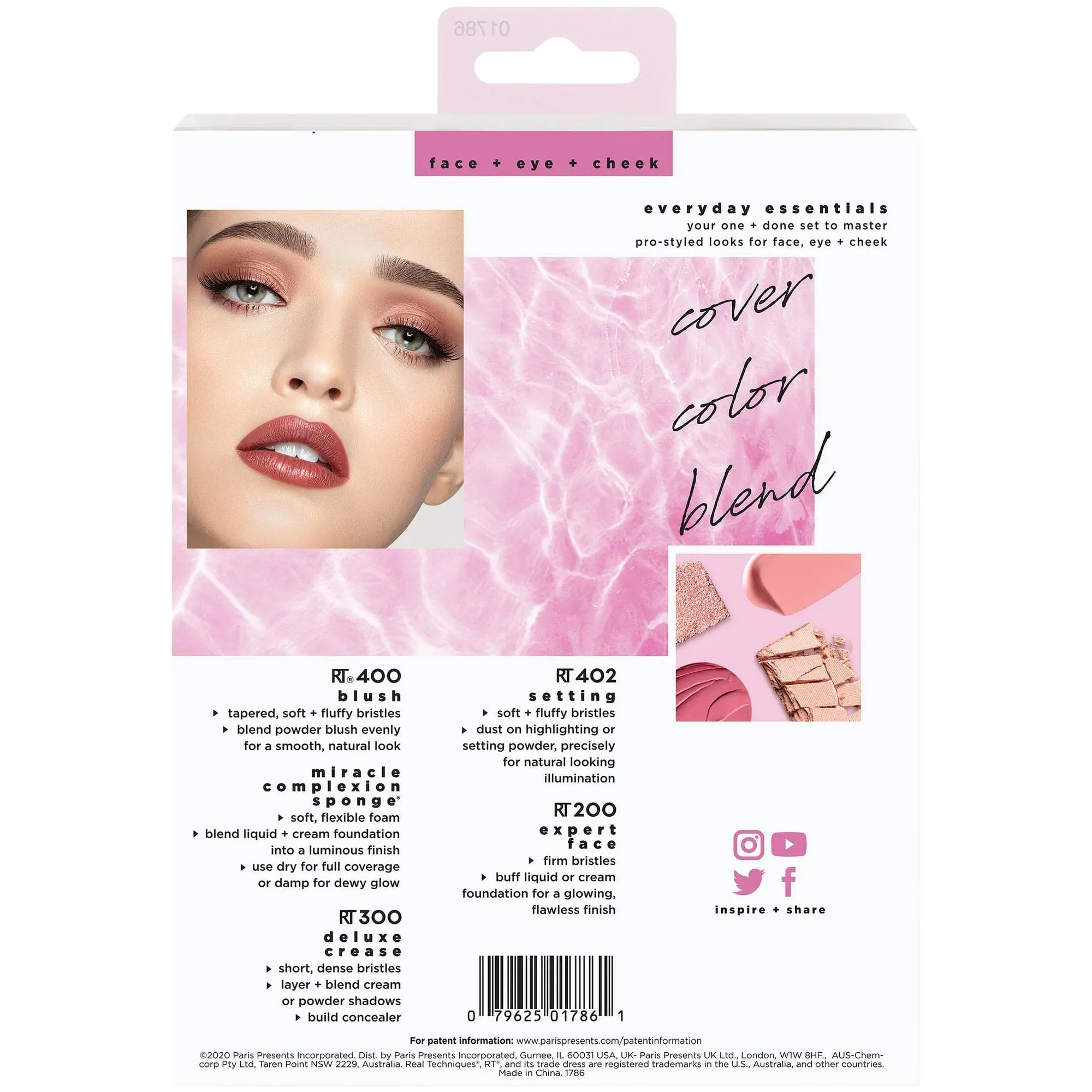 Real Techniques Everyday Essentials Makeup Brush Set