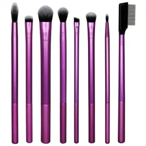 Real Techniques everyday eye essentials brush set 8 brushes