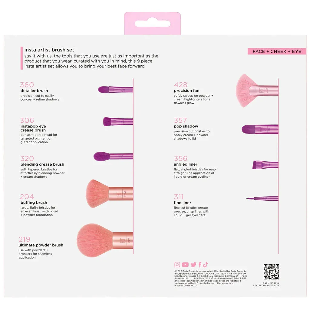 Real techniques insta artist brush set