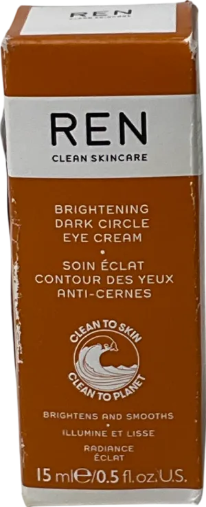 REN Clean Skincare Radiance Brightening Dark Circle Eye Cream 15ml