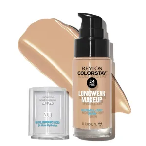 Revlon ColorStay Liquid Foundation Makeup, combination/oily Skin, SPF 20, 200 Nude