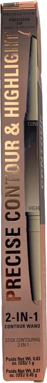Revolution 2-in-1 Precise Contour & Highlight Stick Dark
