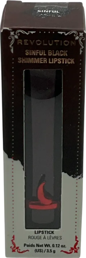 Revolution Shimmer Lipstick Sinful 3.5