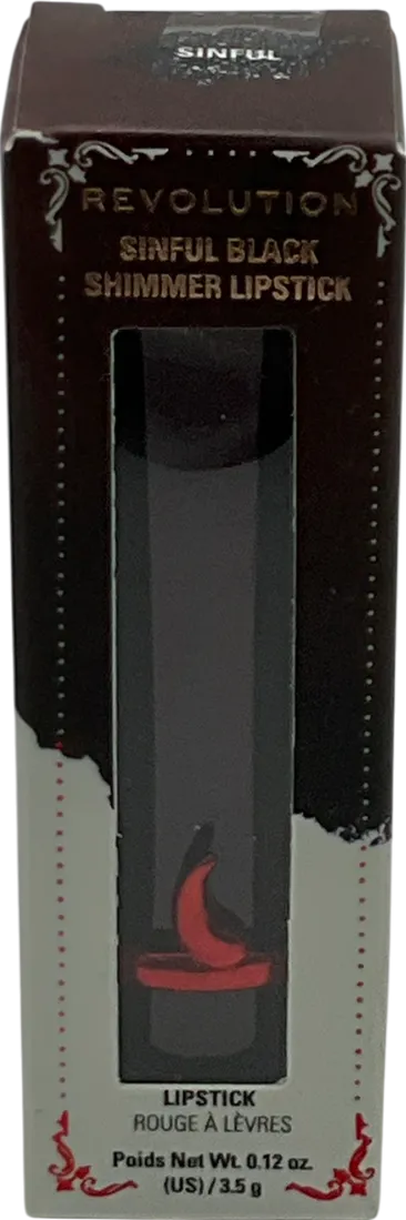 Revolution Shimmer Lipstick Sinful 3.5