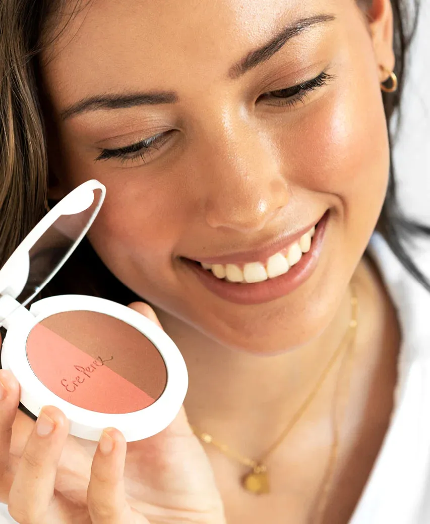 rice powder blush & bronzer