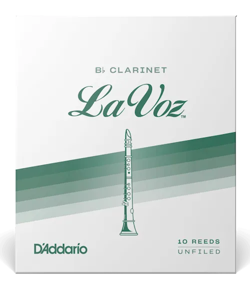 Rico La Voz Bb Clarinet Reeds, 10-Pack
