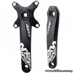 RIRO 104bcd Square Tapered MTB Single Speed Black Crank Arms