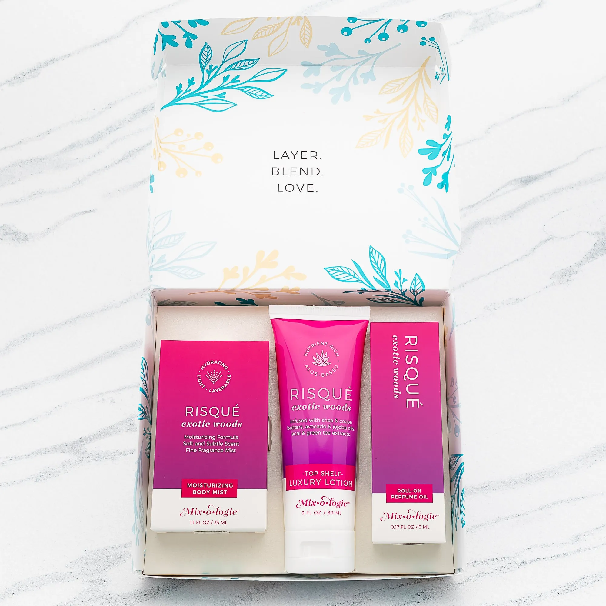 Risque (exotic woods) Gift Set Trio Box