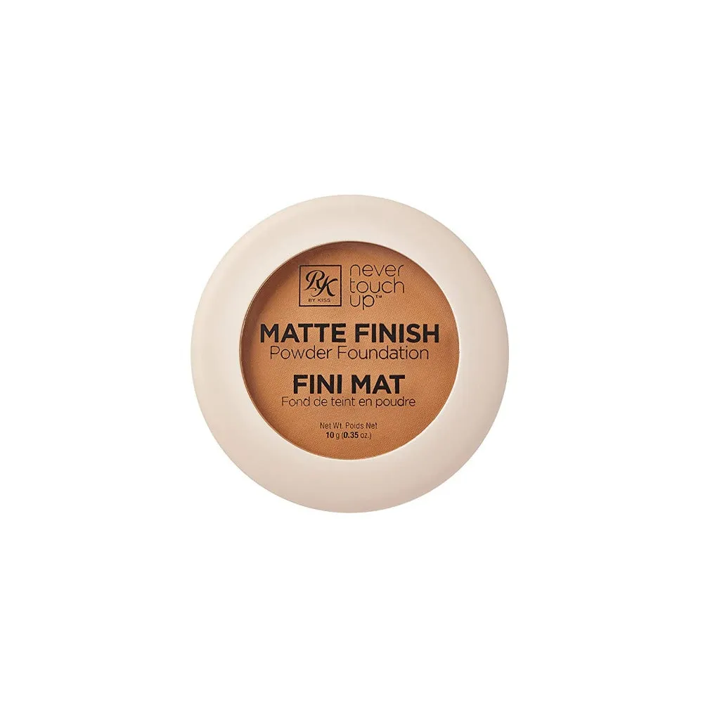 RK BY KISS NEVER TOUCH UP MATTE FINISH POWDER FOUNDATIONS