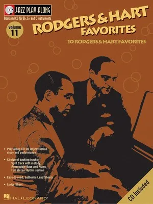 RODGERS AND HART FAV JAZZ PLAY ALONG V11 BK/CD