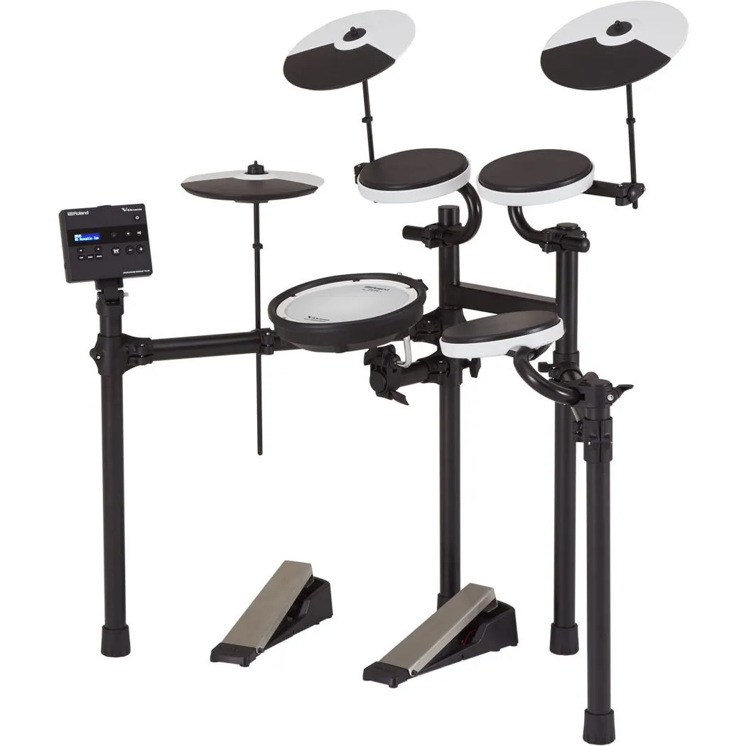 Roland V-Drums TD-02KVDAP Electronic Drum Kit with optional Hardware Pack (Stool & Sticks)