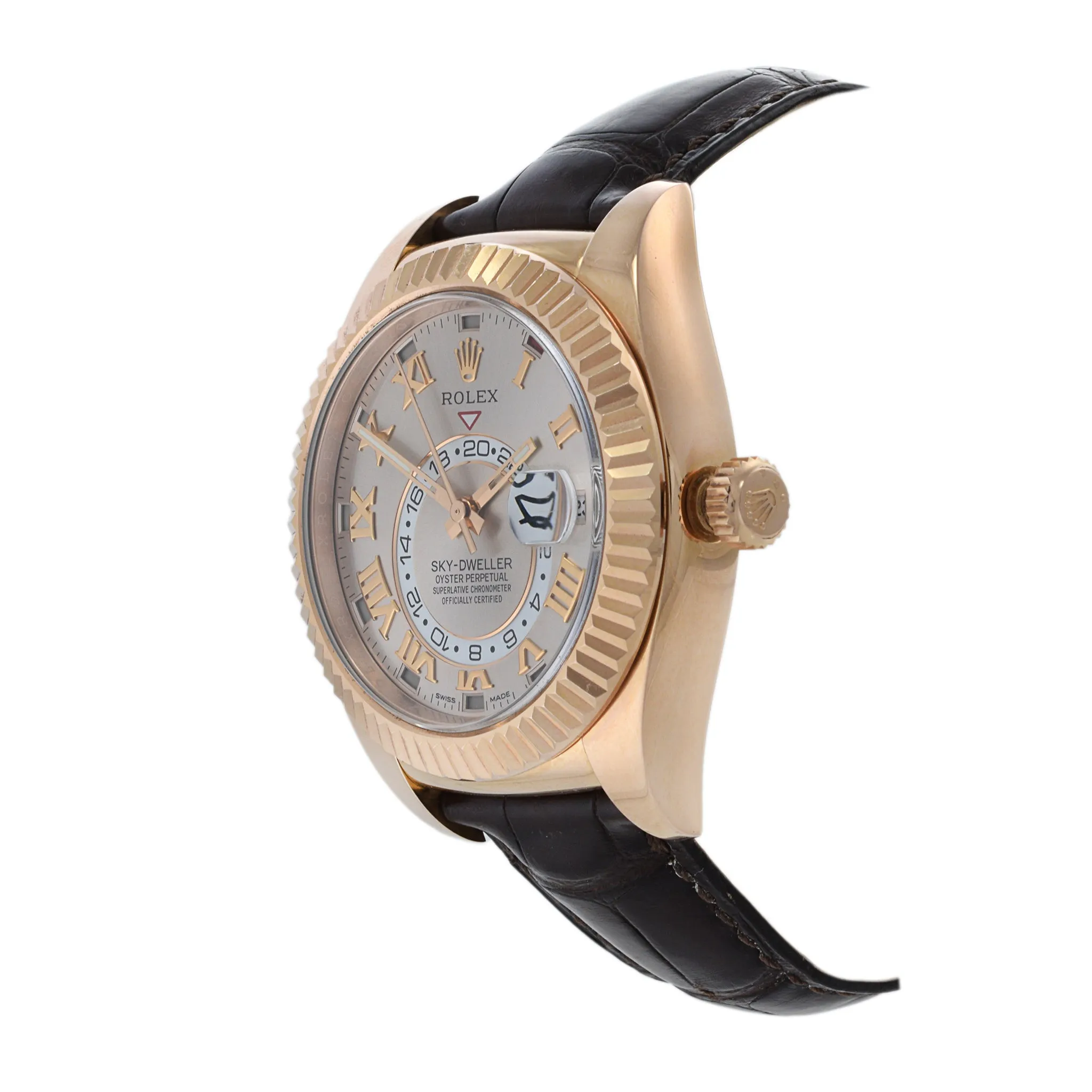 Rolex Skydweller Reference 326135 18K Everose Gold 42mm