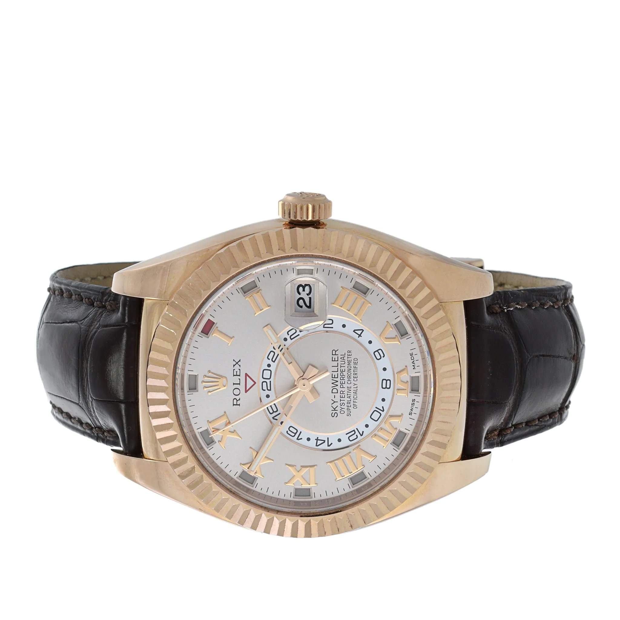 Rolex Skydweller Reference 326135 18K Everose Gold 42mm