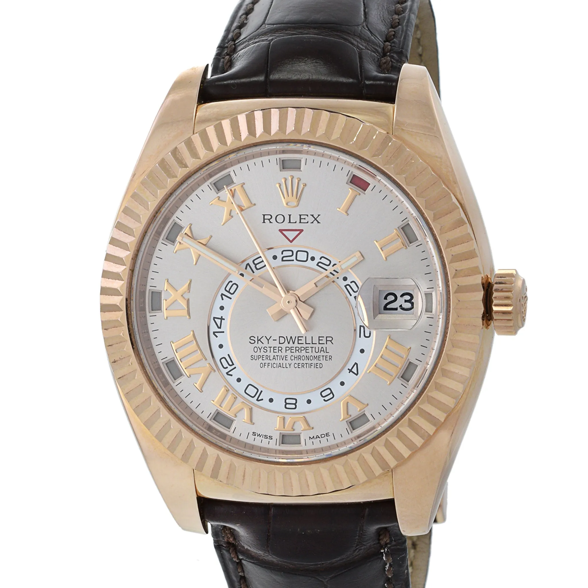 Rolex Skydweller Reference 326135 18K Everose Gold 42mm