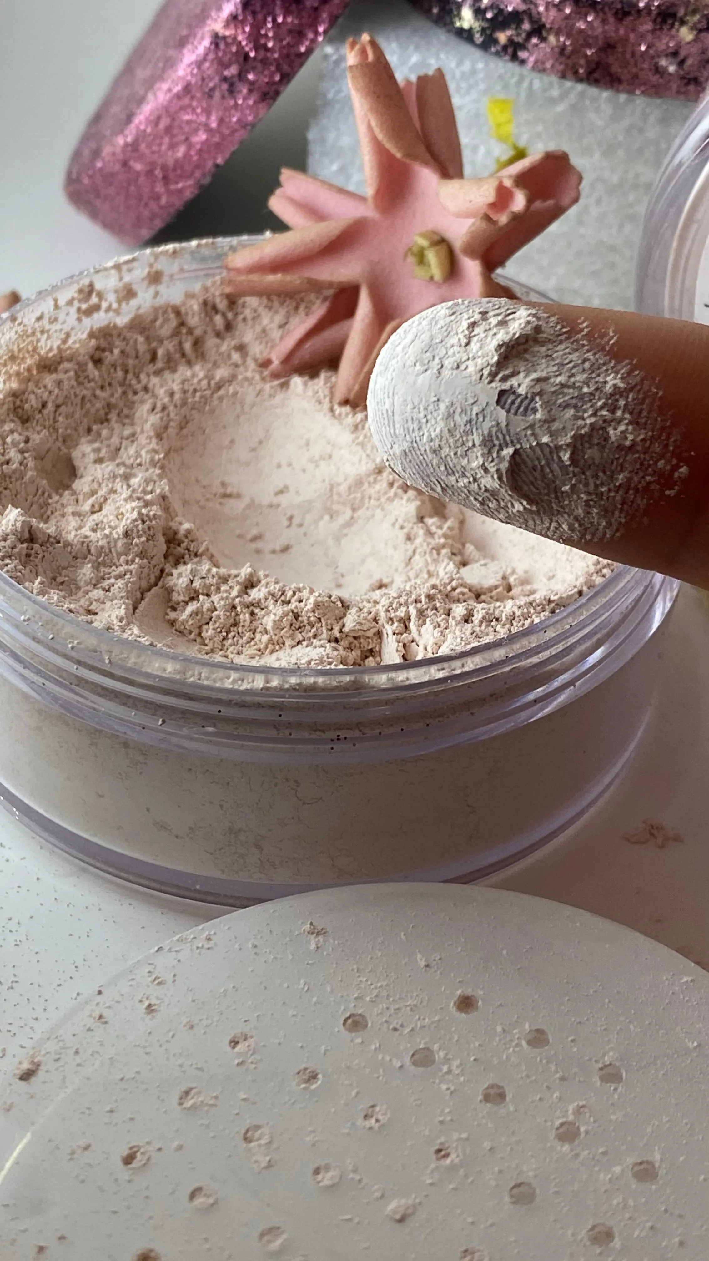 Rose Petal and Pearl Corrective Face Powder