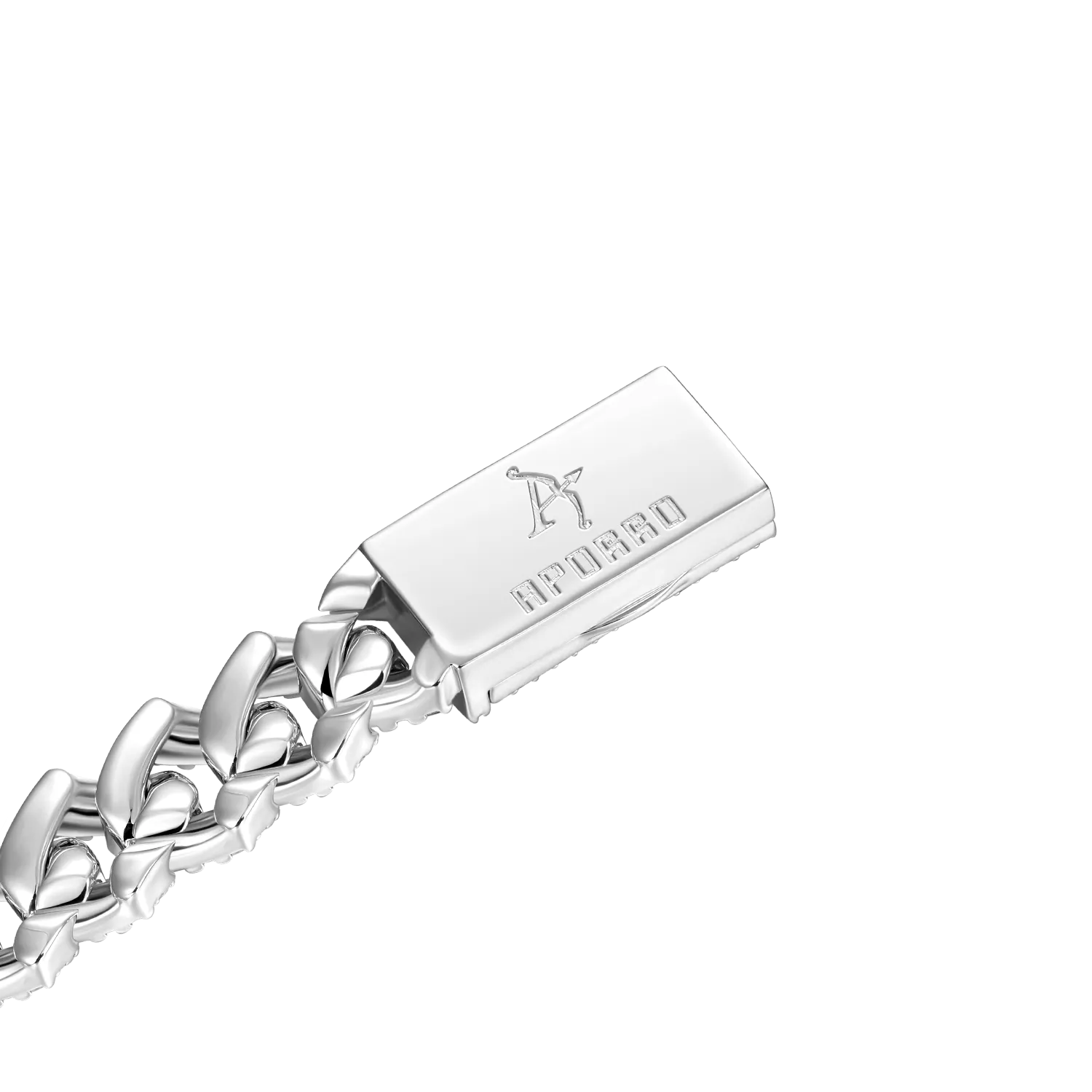 Round Cut Prong Cuban Link Bracelet - 12mm