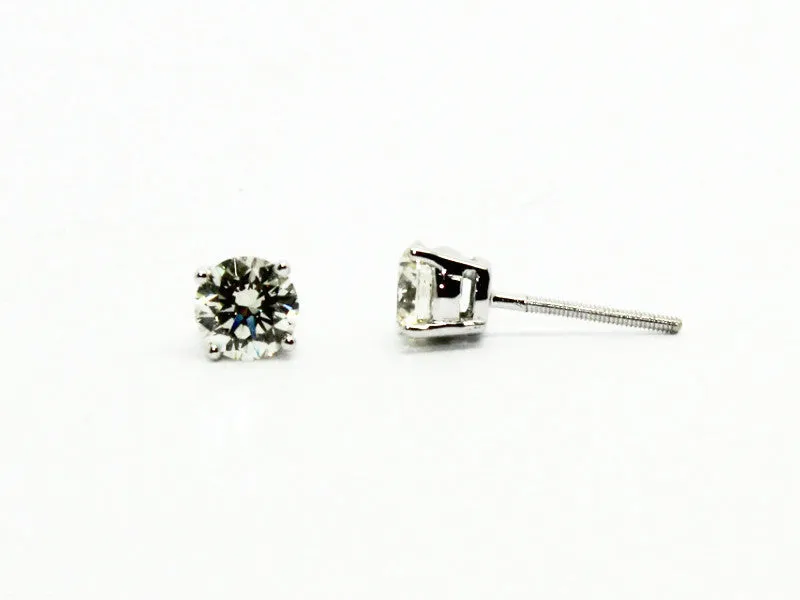 ROUND DIAMOND 4 PRONG STUDS AD NO.1339