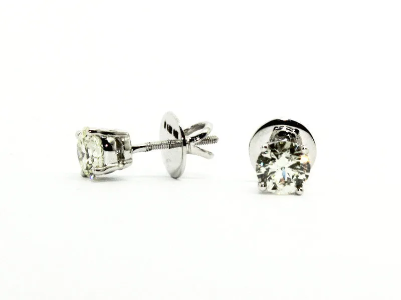 ROUND DIAMOND 4 PRONG STUDS AD NO.1339