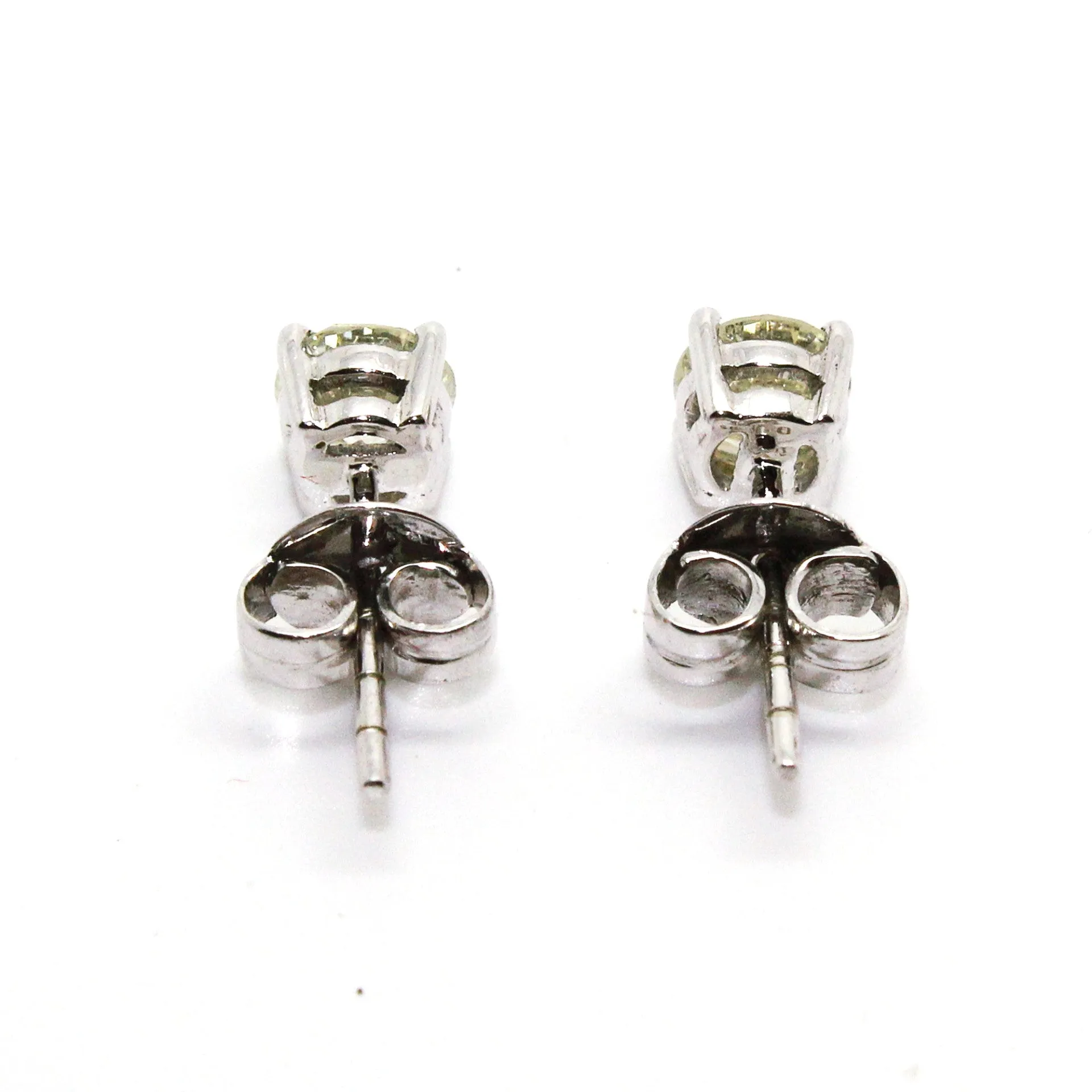 Round Diamond 4 Prong Studs W/G-1ct 