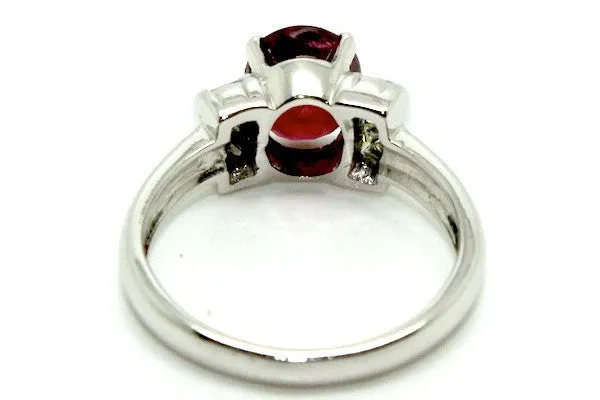 Ruby And Diamond Splendid Ring Ad No.0413