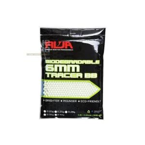 RWA 6mm Airsoft Tracer BBs (PLA BIO Tracer, 0.32g, 3000 rounds/bag)