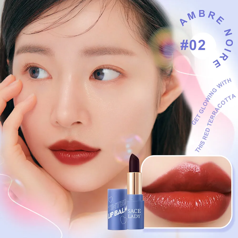 SACE LADY 3 Colors Moisturized Tinted Lip Balm Set   3PCS*0.14OZ