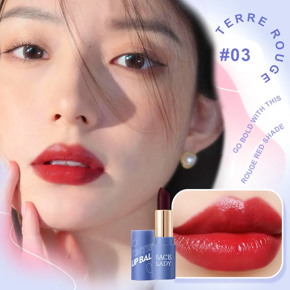 SACE LADY 3 Colors Moisturized Tinted Lip Balm Set   3PCS*0.14OZ