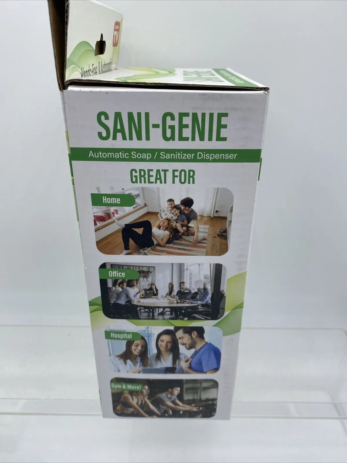 Sani Genie Automatic Dispenser 03162 Sani-Genie No-Touch Soap gel Dispenser TV