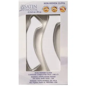 Satin Smooth EZ Grip Non-Woven Contour Facial Strip / 100 Count