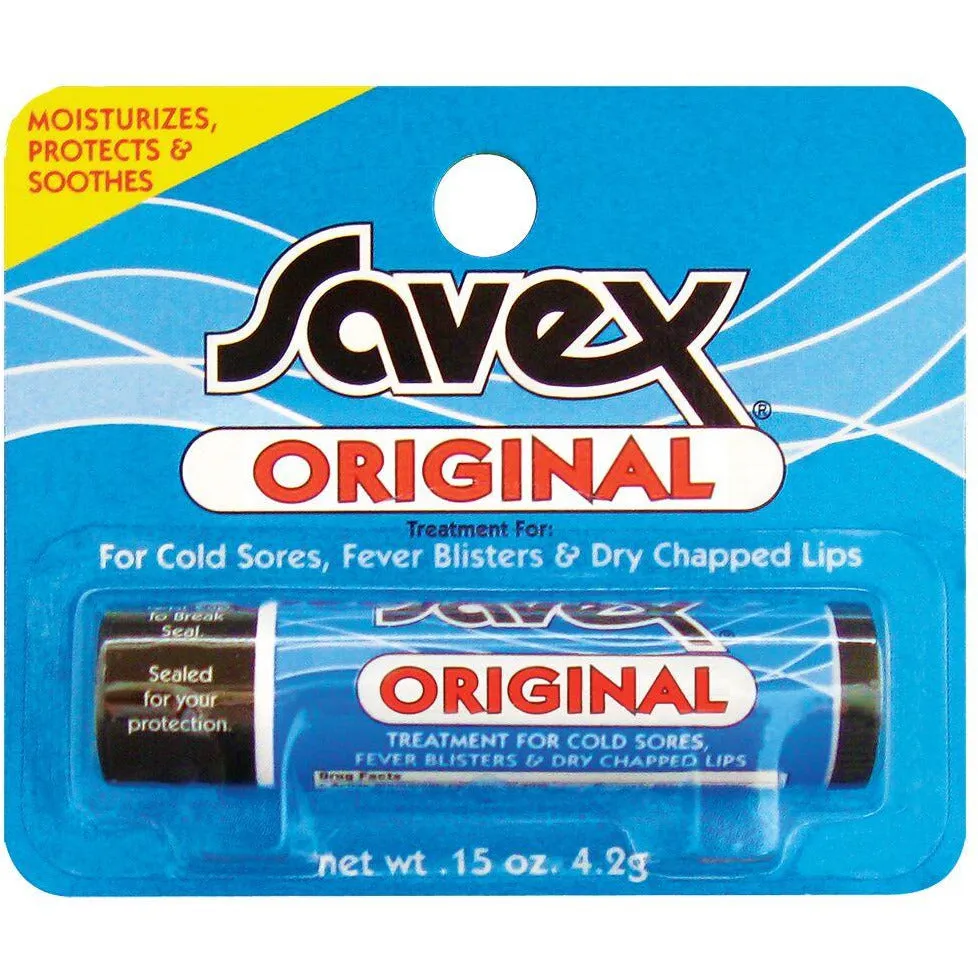 Savex Lip Balm 0.15oz / 4.2g Stick Blister Pack