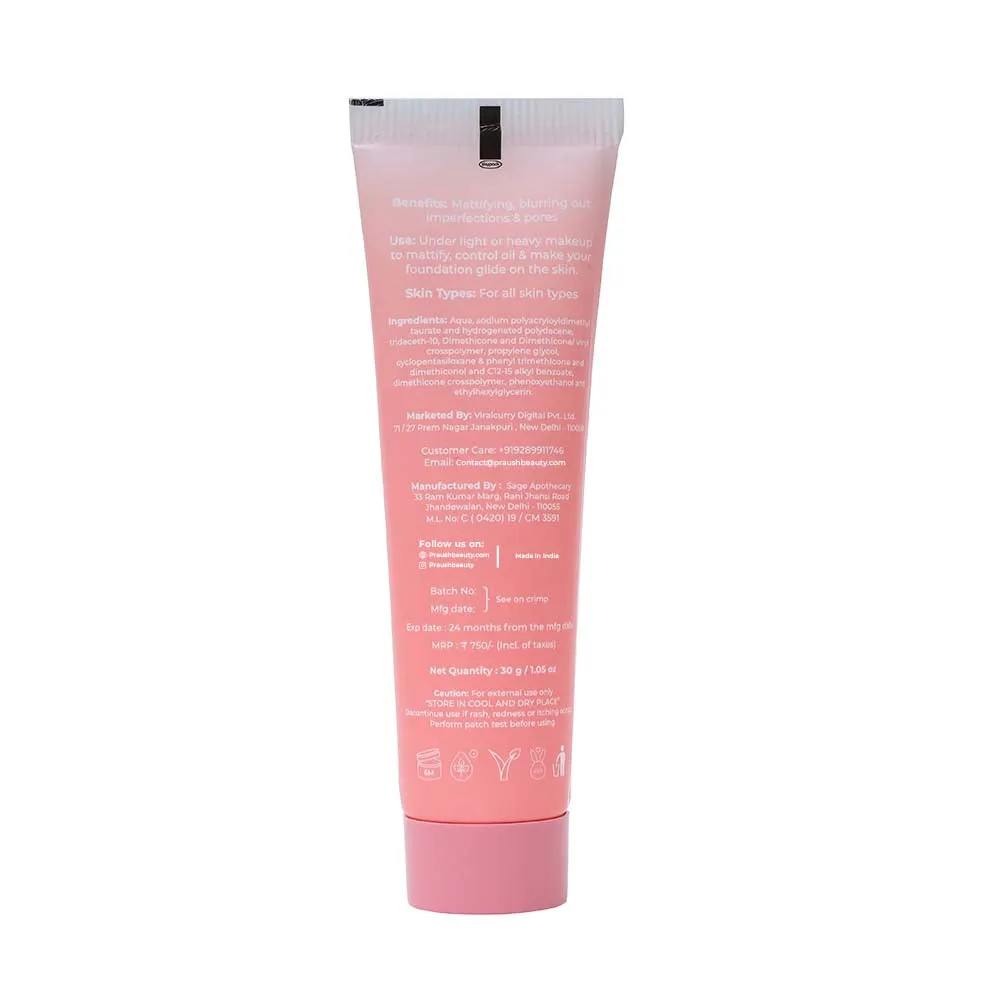 Say No Pore Mattifying & Skin Perfecting Gel Primer for all skin types, 30 gm