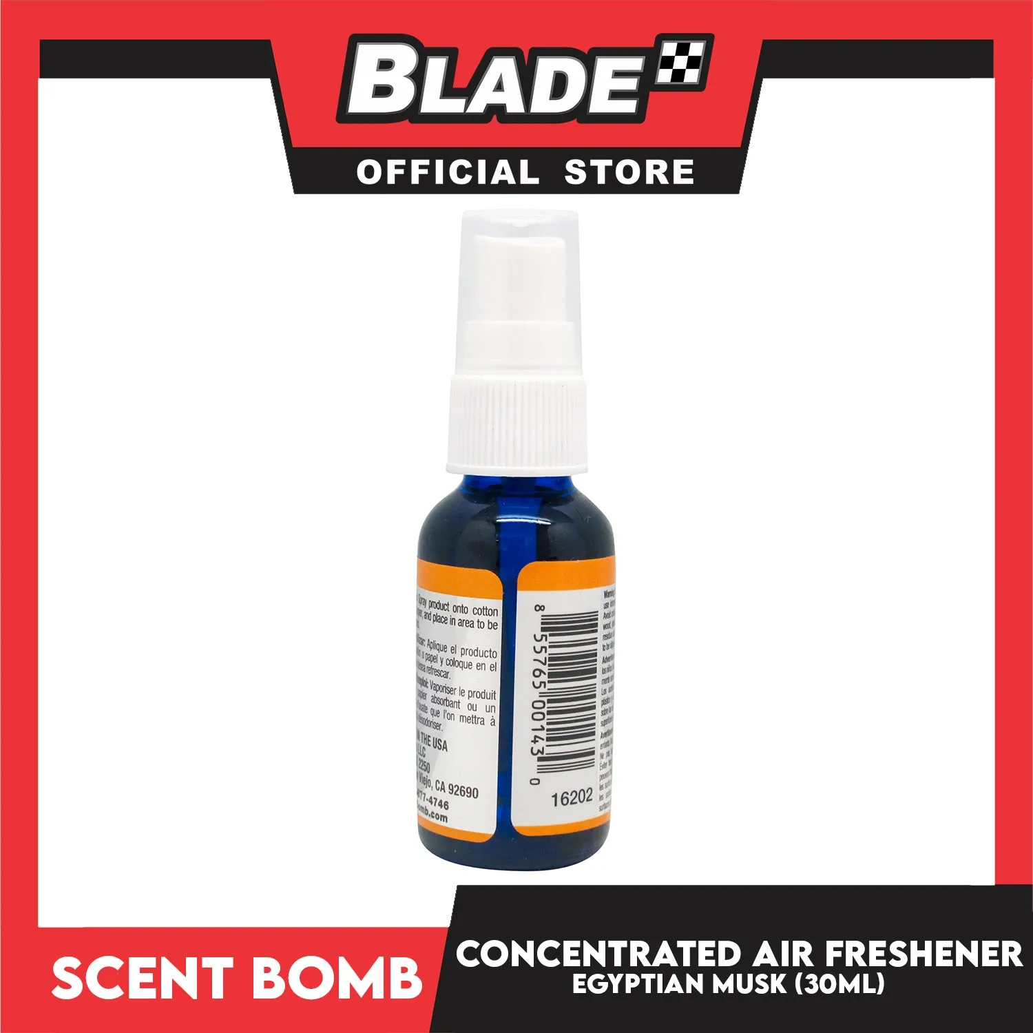 Scent Bomb Concentrated Air Freshener Egyptian Musk 30mL