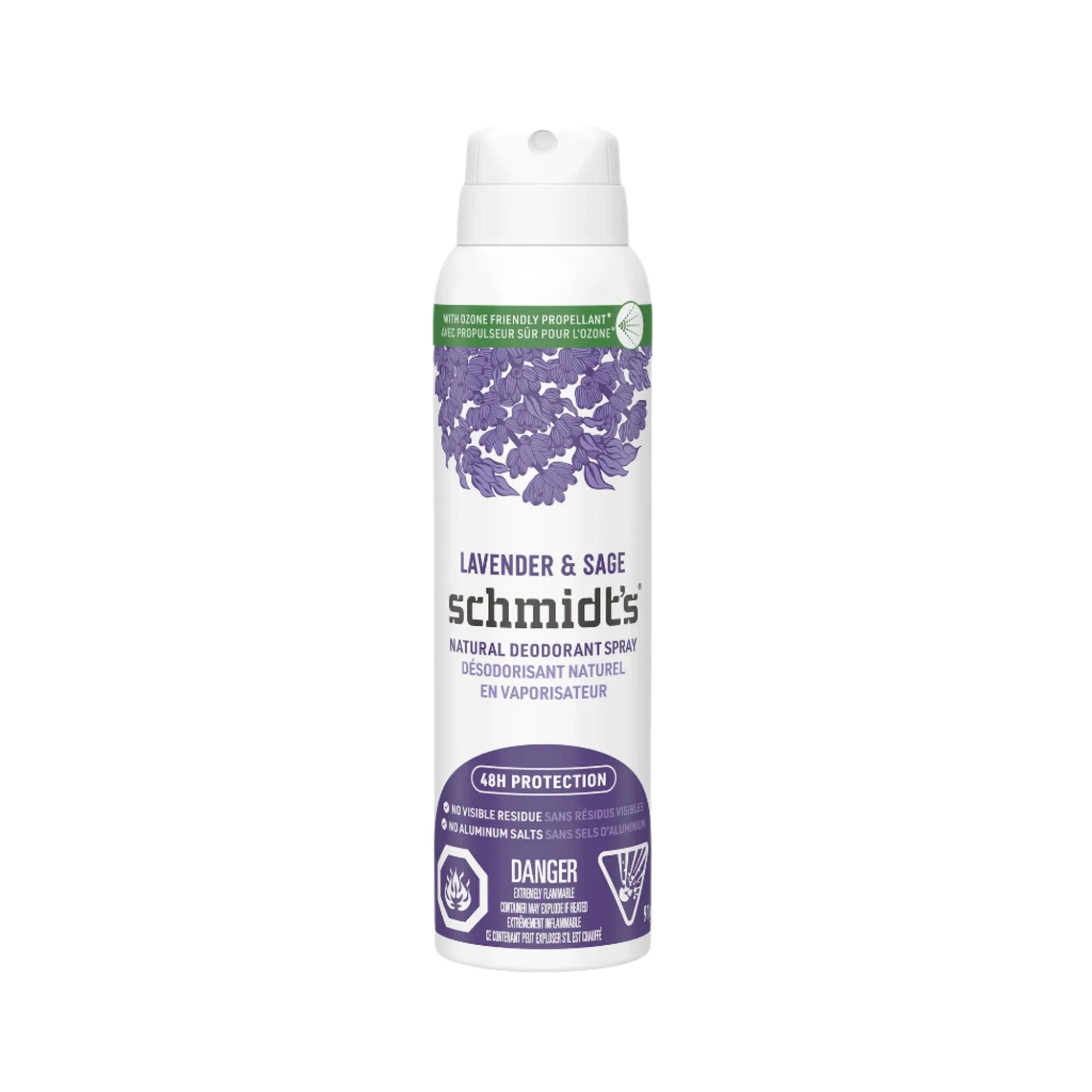 Schmidt's Lavender & Sage Natural Deodorant Spray