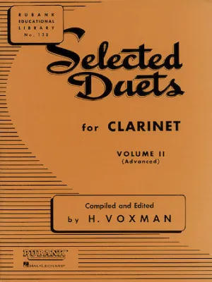Selected Duets for Clarinet (Volume 2 - Advanced)
