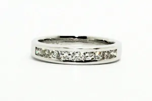 SEMI CHANNEL SET DIAMOND RING AD NO.1341