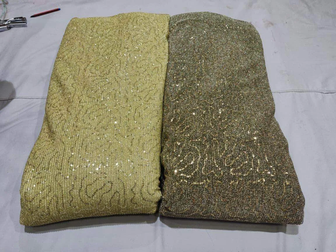 Sequin Shimmer Custom Saree